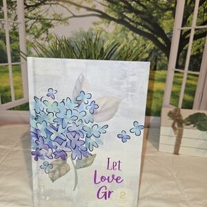 Floral Notebook with Inspirational Quote